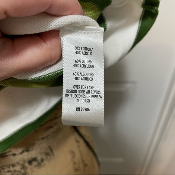 Square Neck Striped Tee - Picture 6 of 7